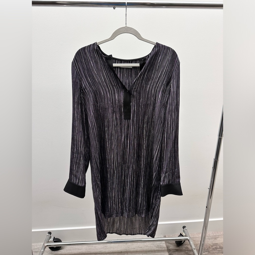 Vince Black & White Stripe Dress